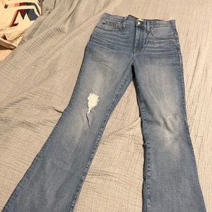 NWT MADEWELL SKINNY FLARE JEANS